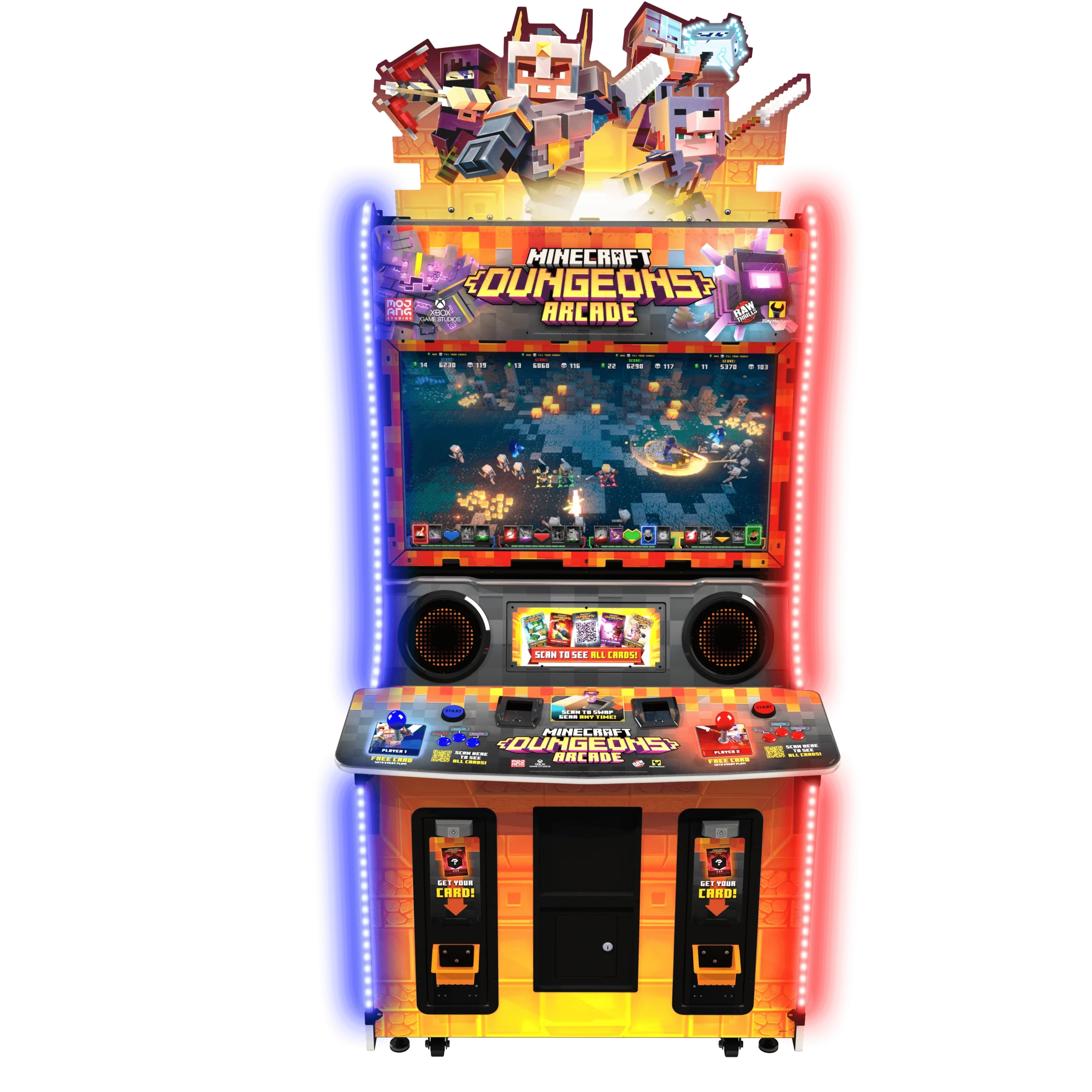 mc 2p cabinet render front view