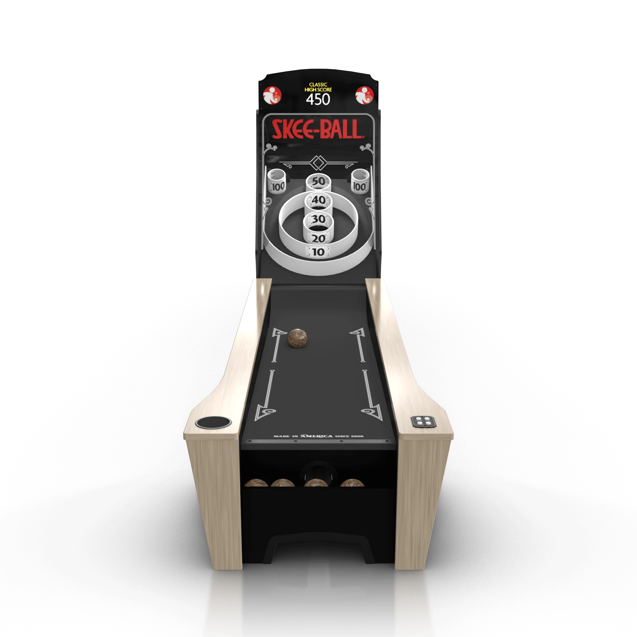 skee ball premium plus black front