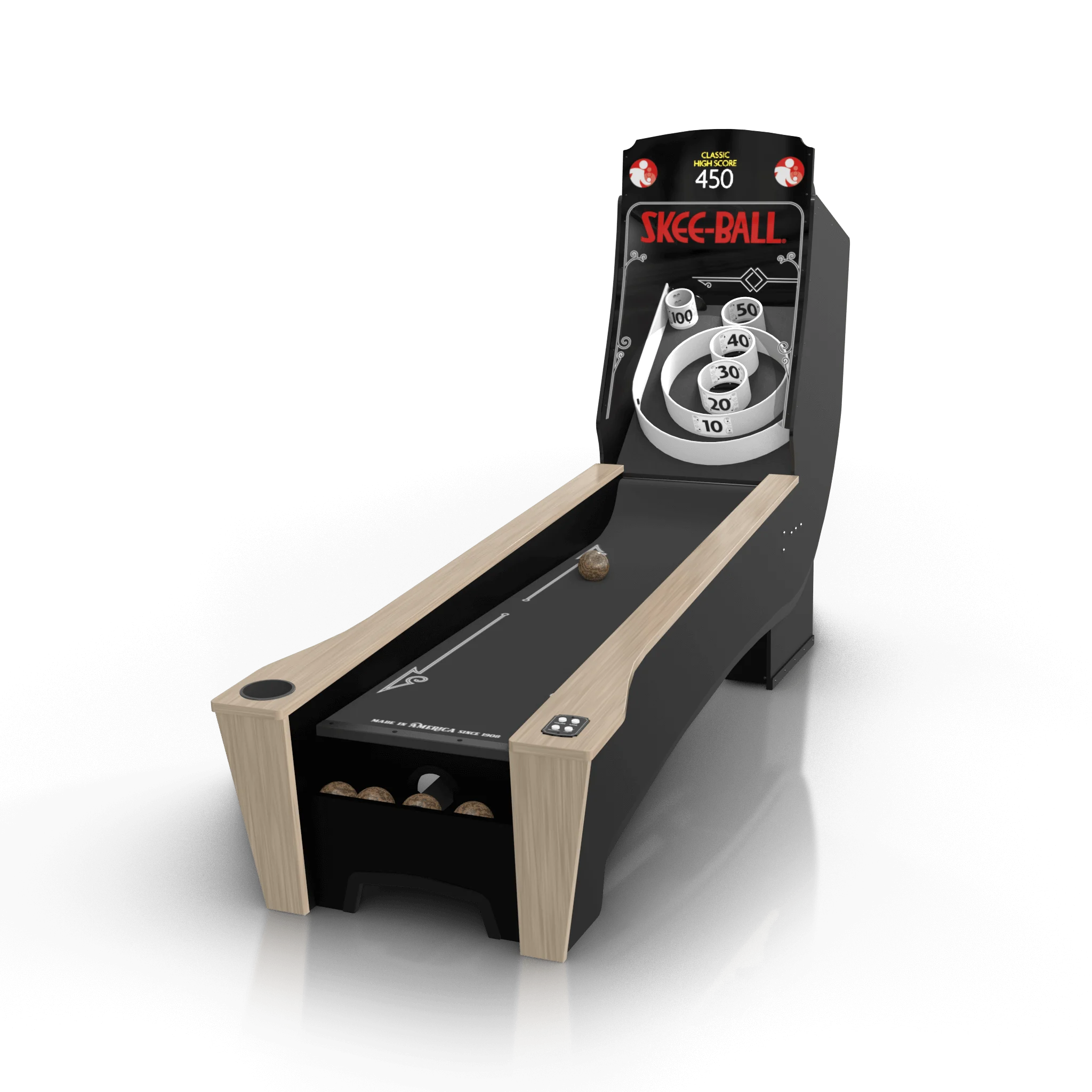 skee ball premium plus black left hero