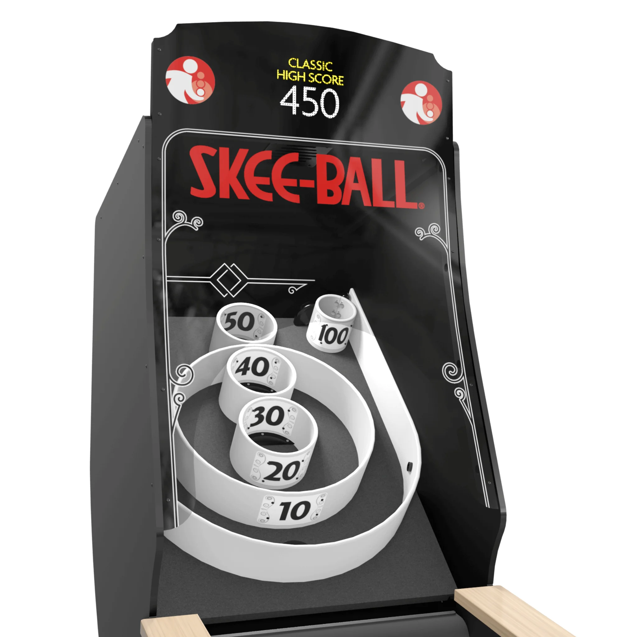 skee ball premium plus black playfield head