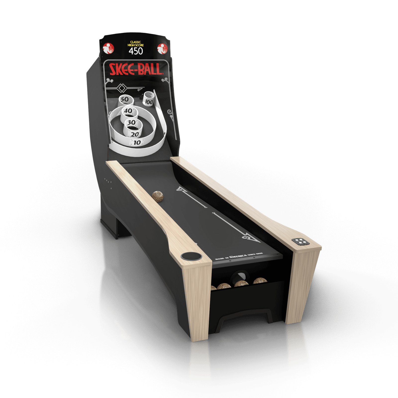 skee ball premium plus black right