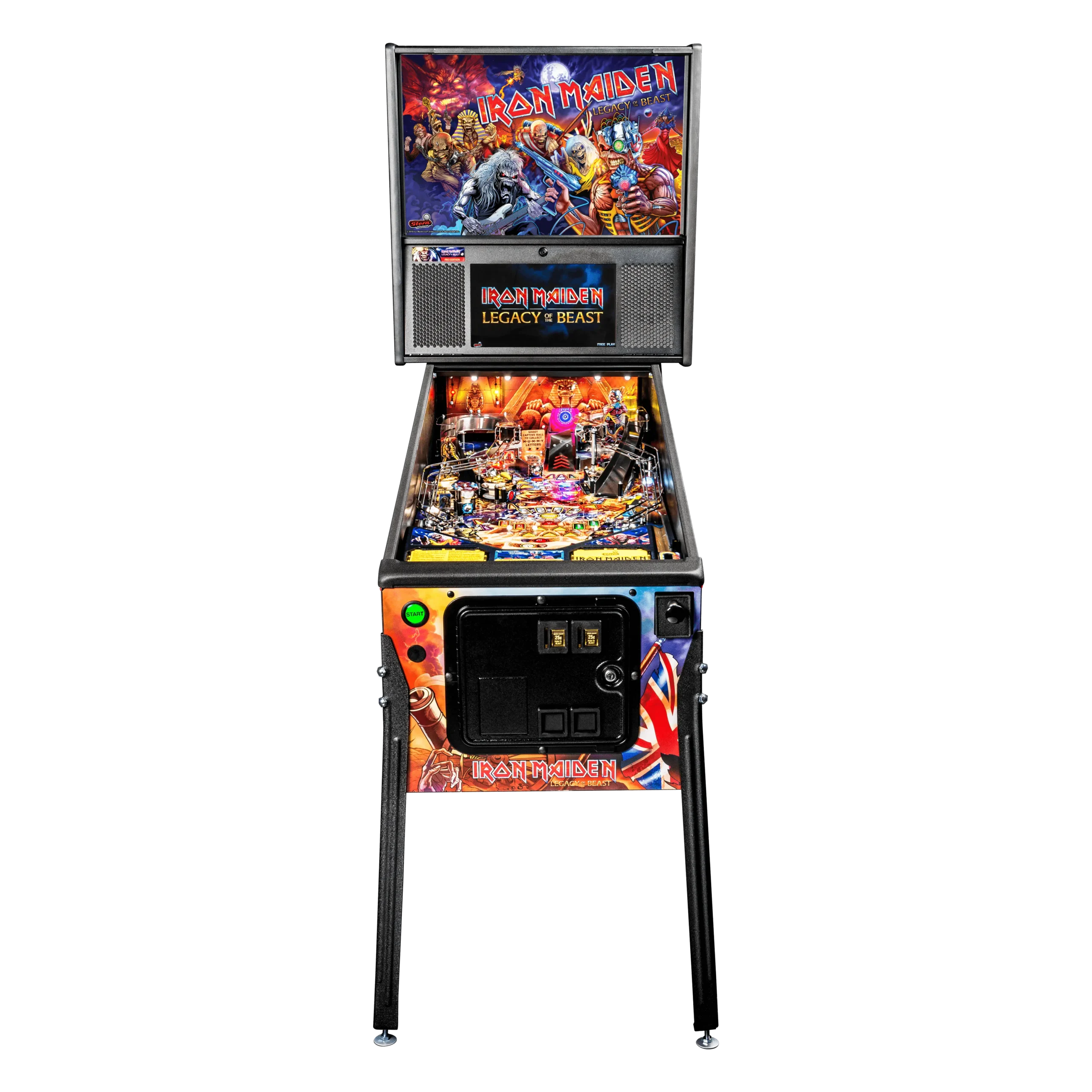 iron maiden pro pinball machine